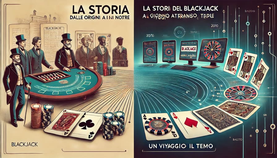 La storia del blackjack: dalle origini ai giorni nostri, un viaggio attraverso il tempo